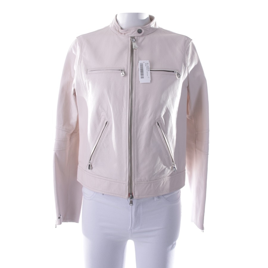Image 1 of Kyoga LeatherJacket 36 Cream in color White | Vite EnVogue