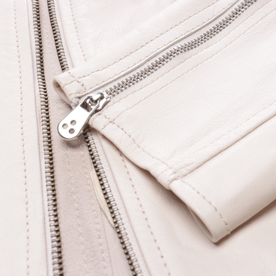 Image 4 of Kyoga LeatherJacket 36 Cream in color White | Vite EnVogue