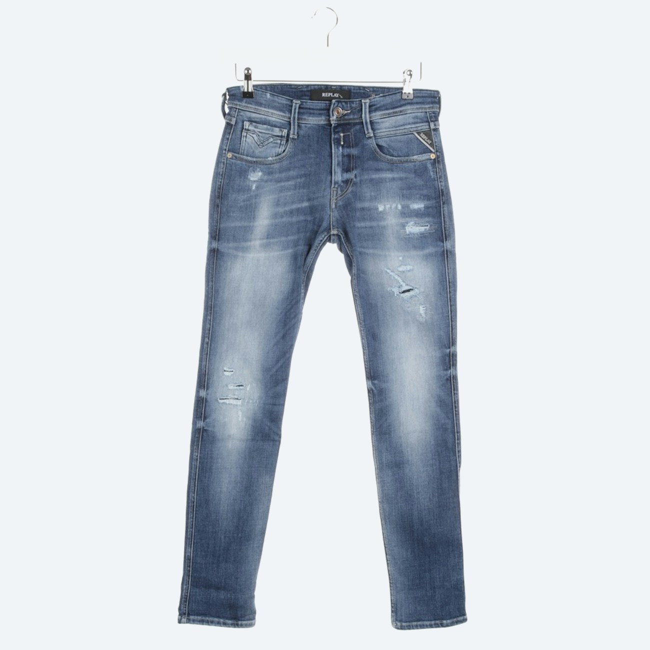 Image 1 of Skinny jeans W34 Blue in color Blue | Vite EnVogue
