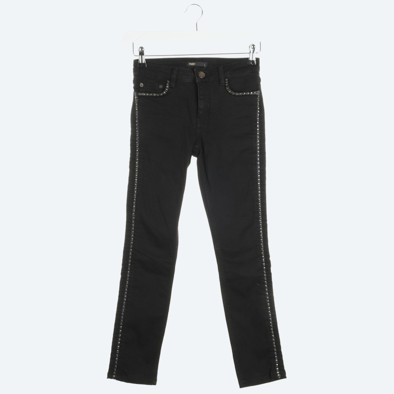 Image 1 of Skinny Jeans 34 Black in color Black | Vite EnVogue