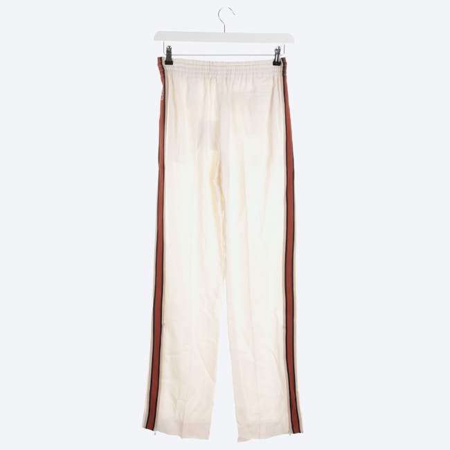 Image 2 of Trousers 34 Cream in color White | Vite EnVogue
