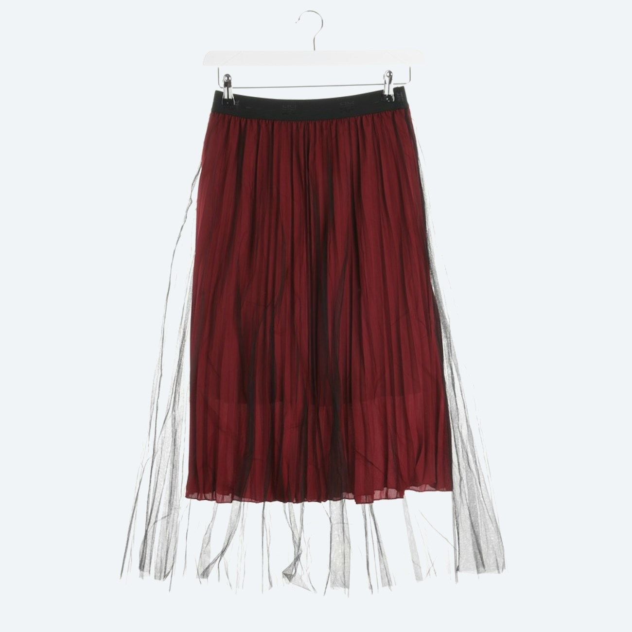 Image 1 of skirt 40 Red in color Red | Vite EnVogue