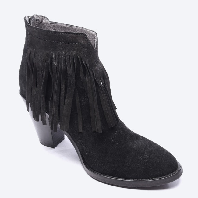 Image 2 of Leder Ankle Boots EUR 37 Black in color Black | Vite EnVogue