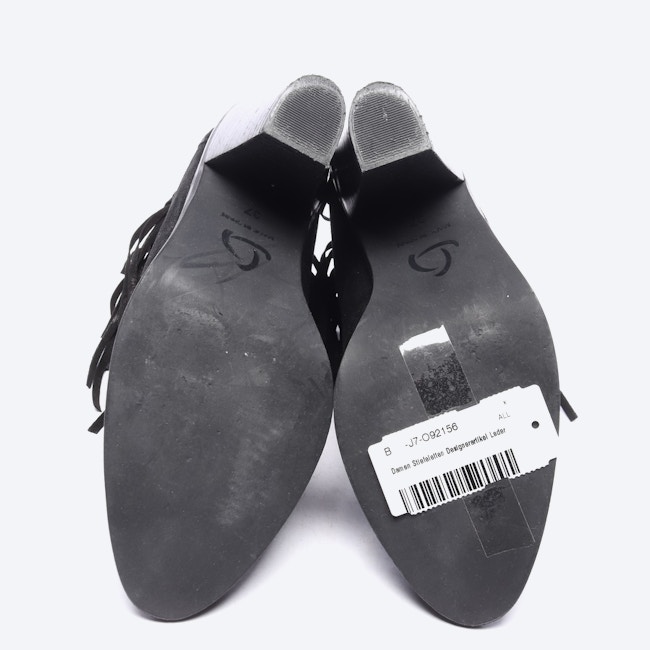 Image 6 of Leder Ankle Boots EUR 37 Black in color Black | Vite EnVogue