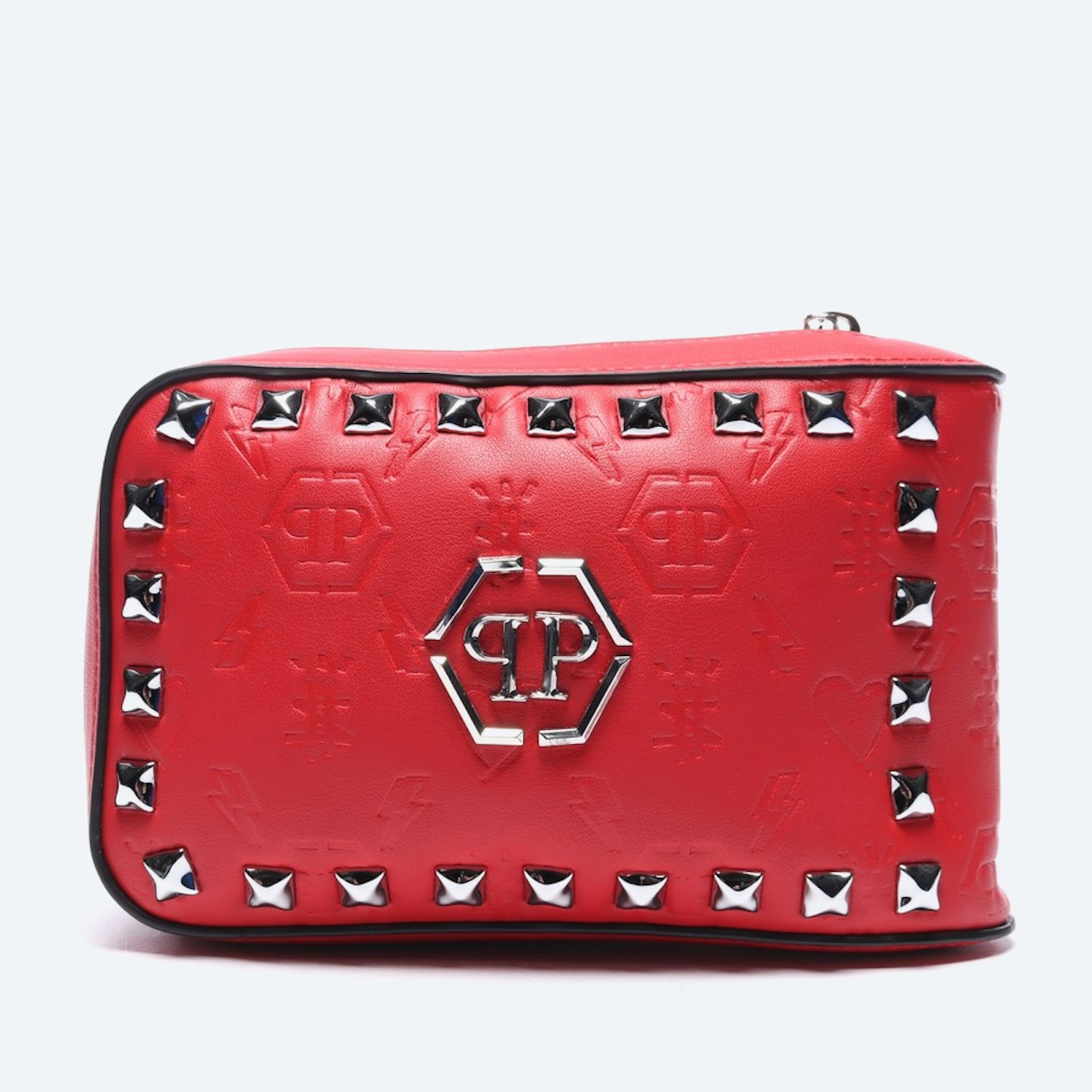 Image 1 of Cross Body Monogram Belt Bags Red in color Red | Vite EnVogue
