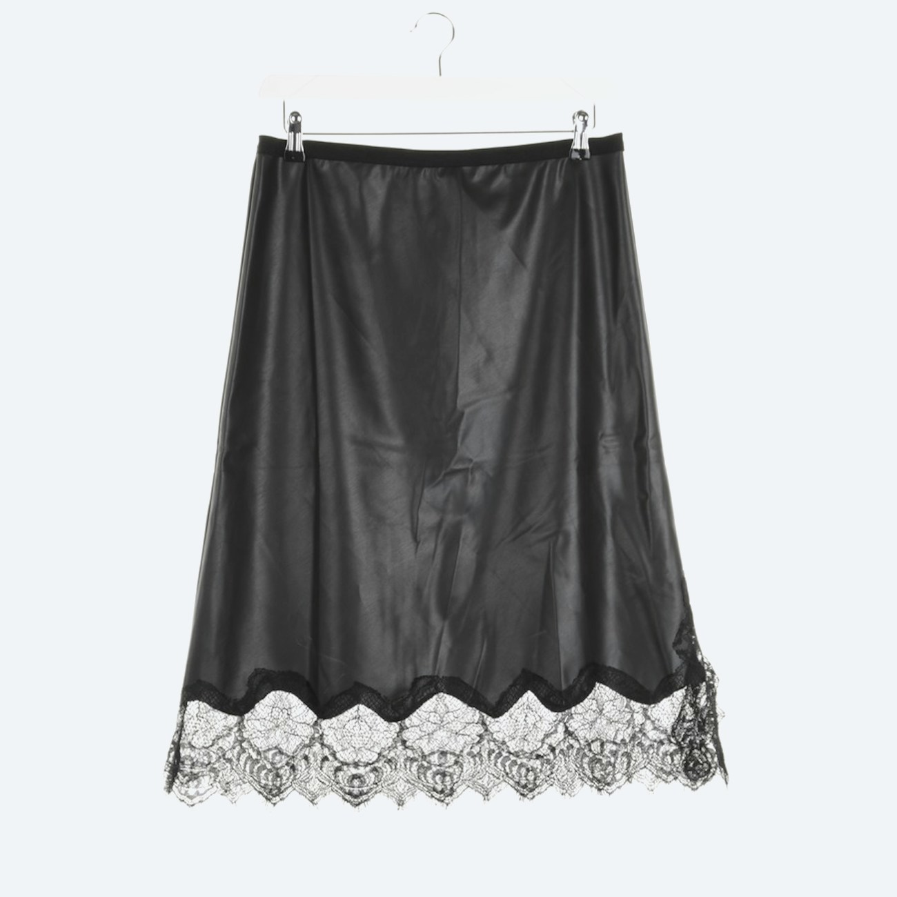 Image 1 of A-line skirts L Black in color Black | Vite EnVogue