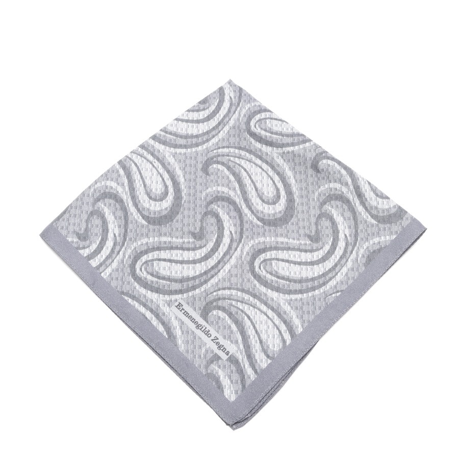 Image 1 of Pocket square Gray in color Gray | Vite EnVogue