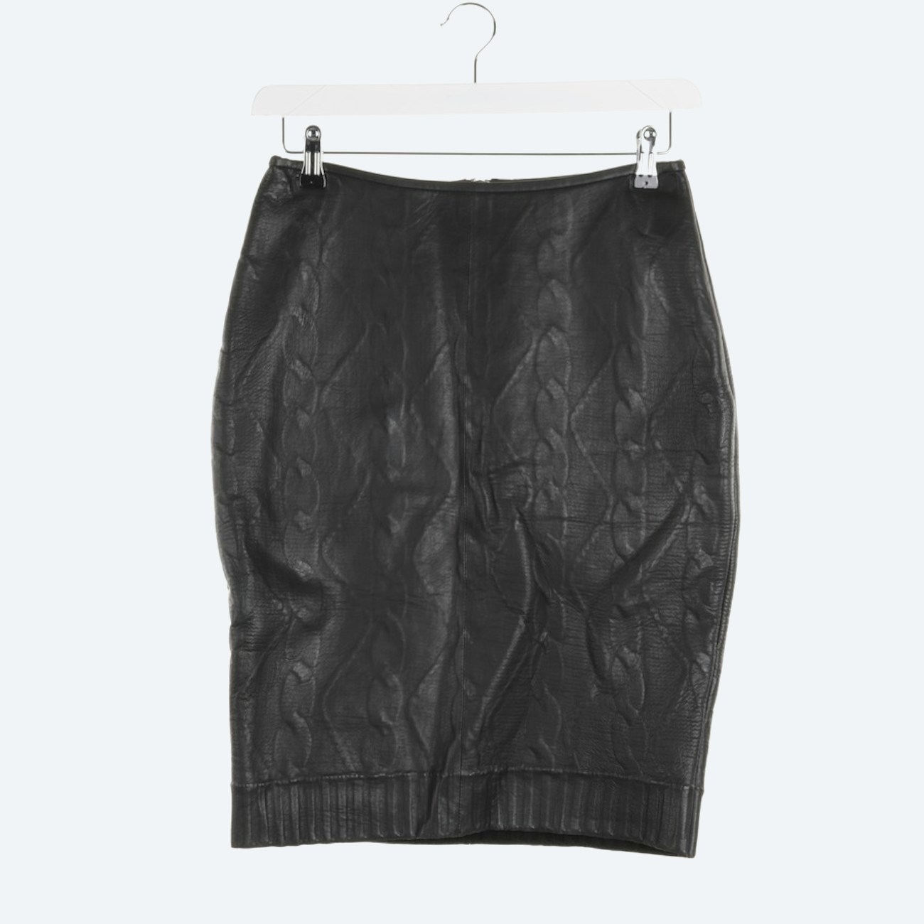 Image 1 of Leder Pencil Skirts 38 Black in color Black | Vite EnVogue