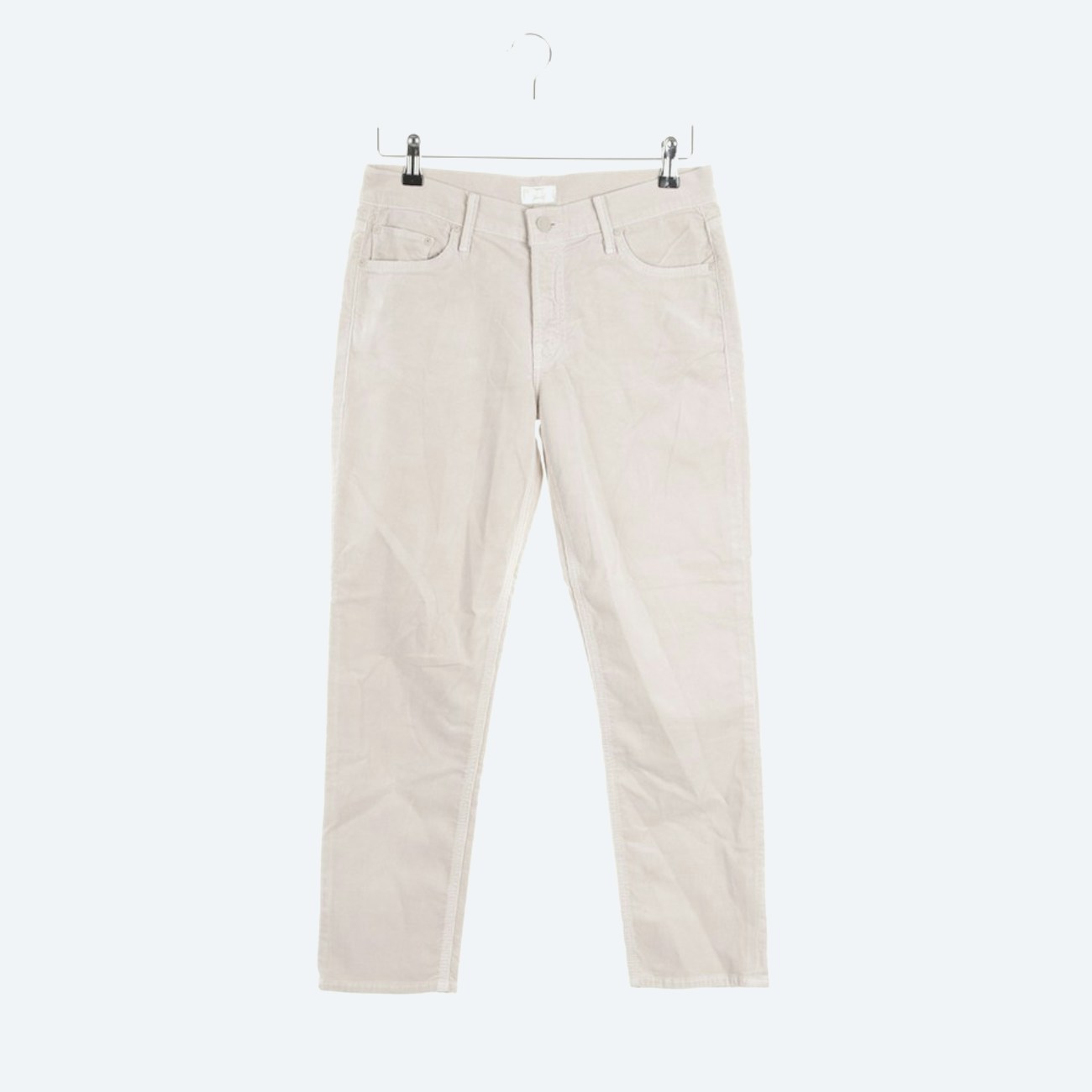 Image 1 of Jeans Straight Fit 26 Beige in color White | Vite EnVogue