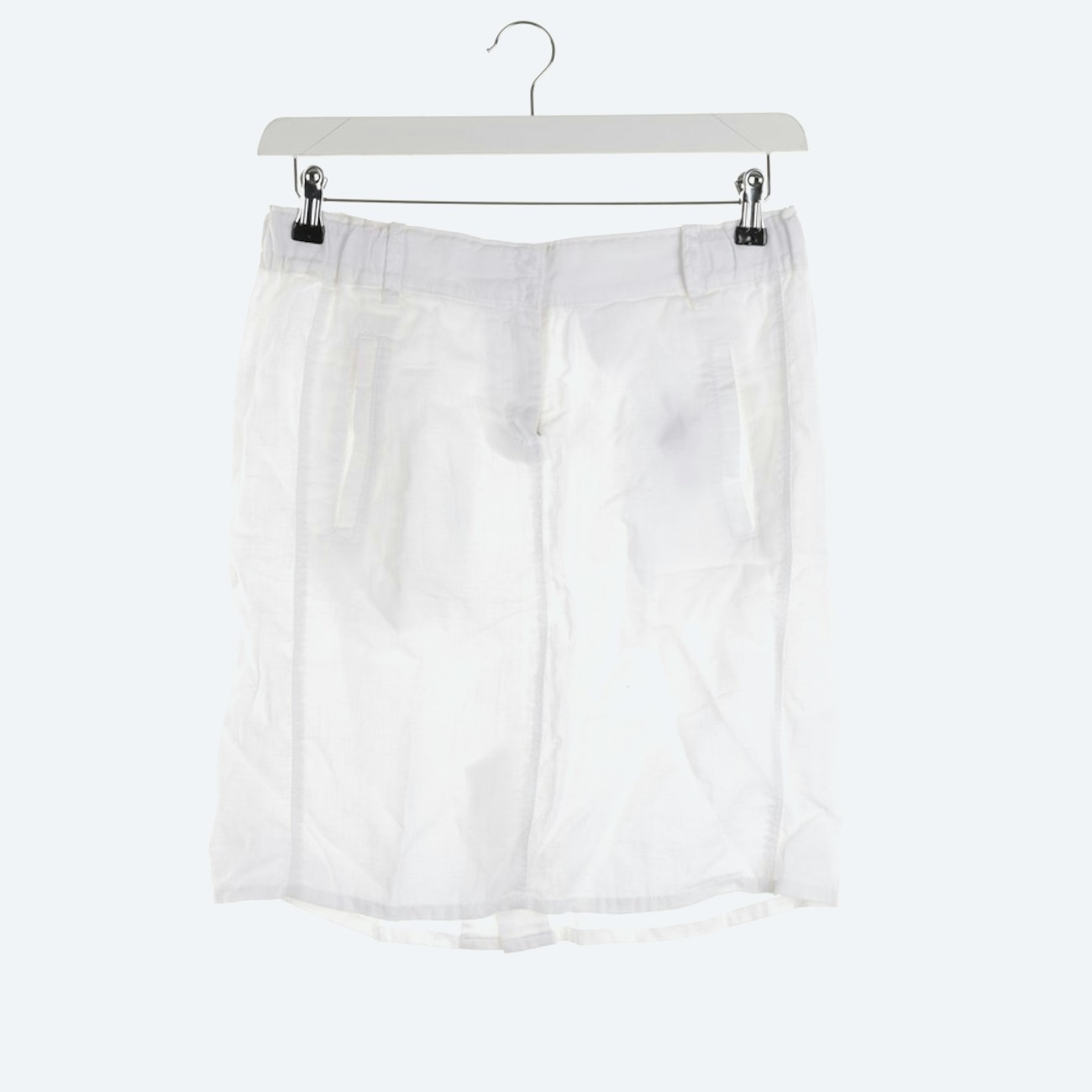Image 1 of Linen Skirt 36 White in color White | Vite EnVogue