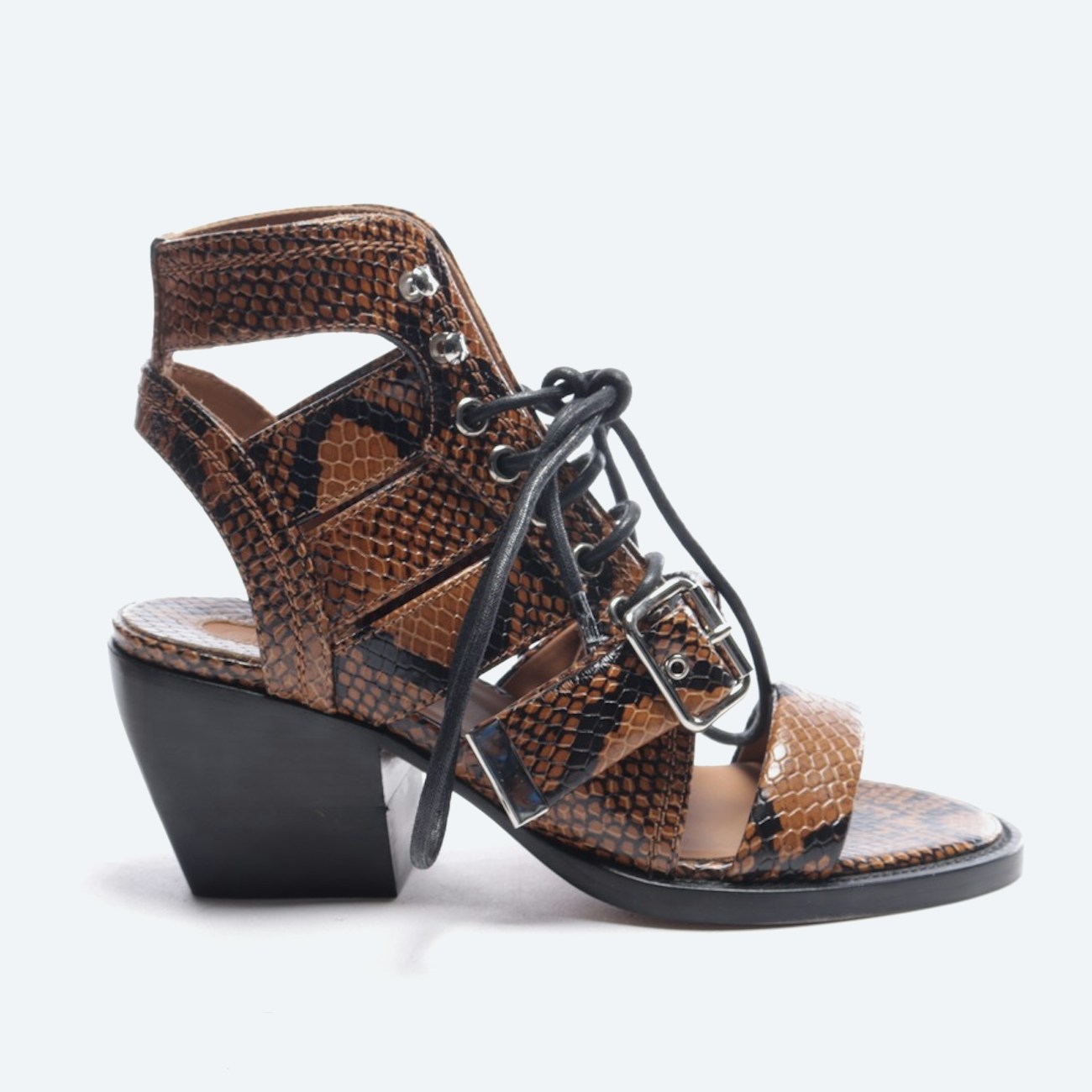 Image 1 of Heeled Sandals EUR 35 Brown in color Brown | Vite EnVogue