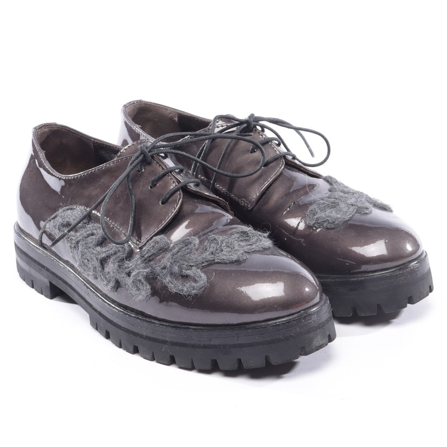 Image 3 of Lace-Up Shoes EUR 37.5 Darkgray in color Gray | Vite EnVogue