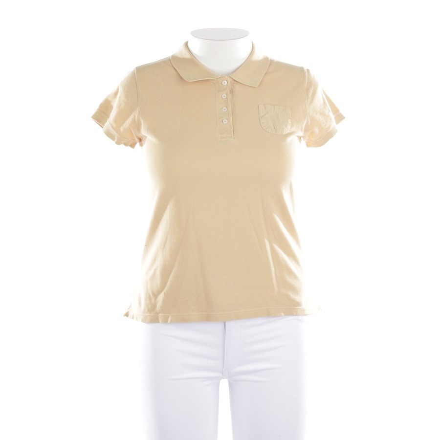 Image 1 of Polo s/s Shirt L Beige in color White | Vite EnVogue