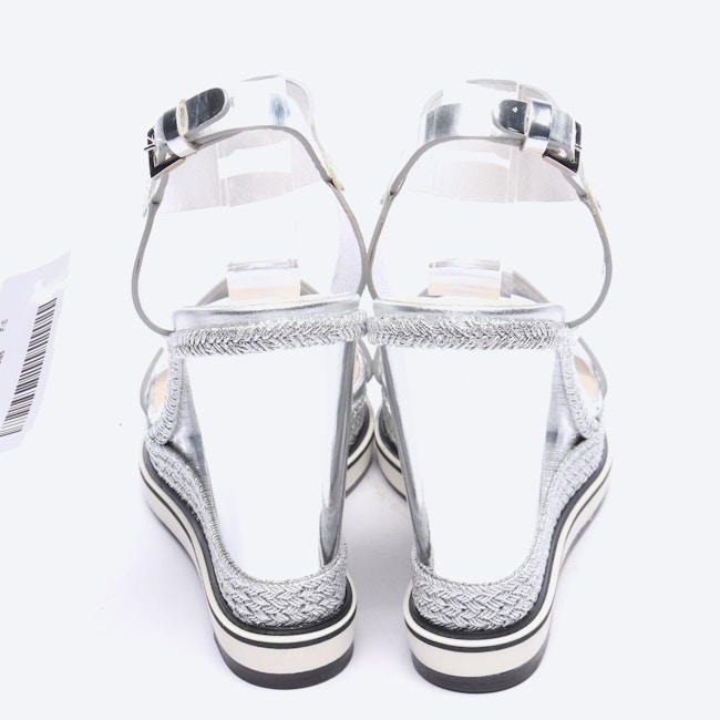 Image 5 of Heeled Sandals EUR38 Silver in color Metallic | Vite EnVogue