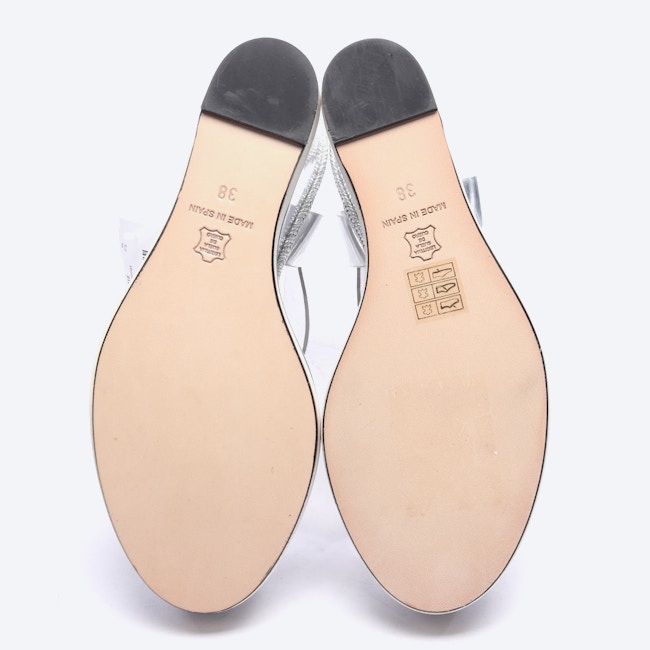 Image 6 of Heeled Sandals EUR38 Silver in color Metallic | Vite EnVogue