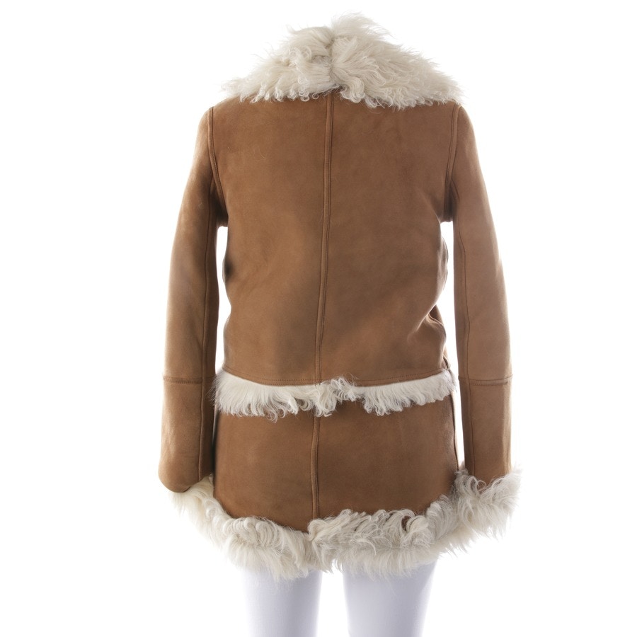 Image 2 of Fell Leather coat 34 Cognac in color Brown | Vite EnVogue