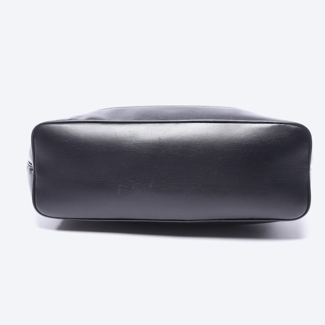 Image 3 of Front logo bicolor zip tote Shoulder Bag Black in color Black | Vite EnVogue