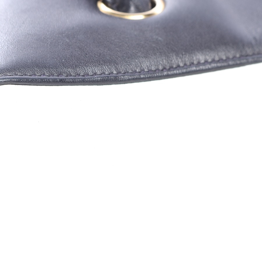 Image 8 of Front logo bicolor zip tote Shoulder Bag Black in color Black | Vite EnVogue