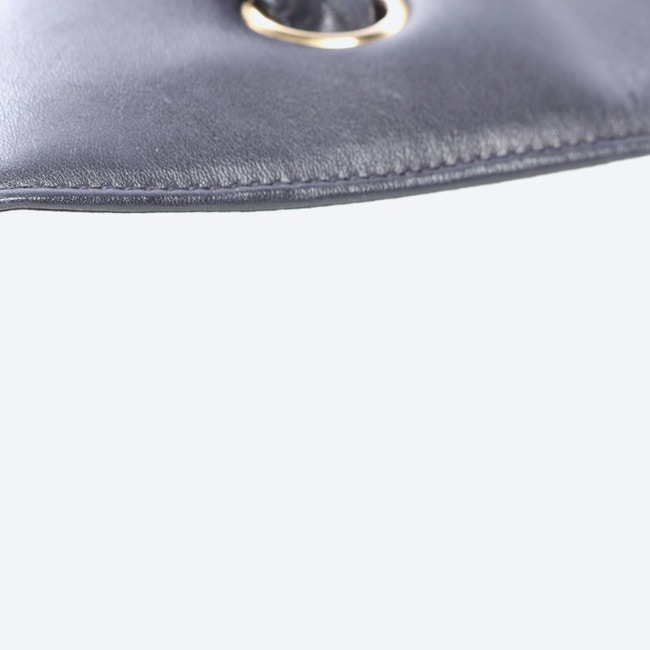 Image 8 of Front logo bicolor zip tote Shoulder Bag Black in color Black | Vite EnVogue