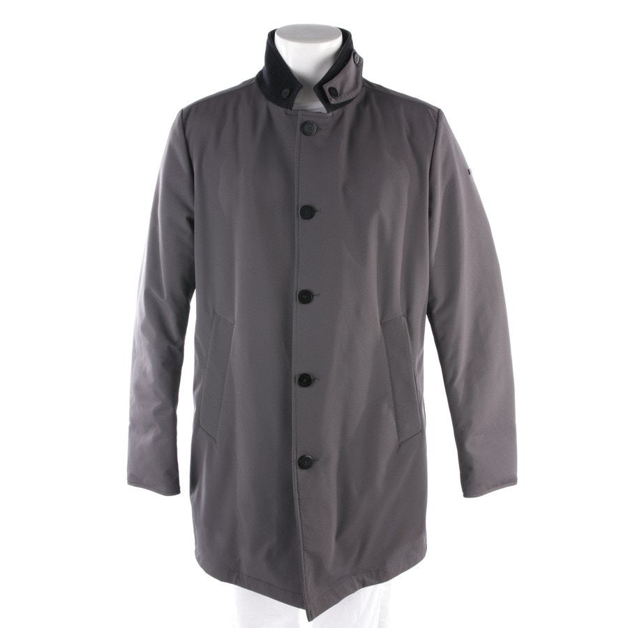 Image 1 of Linen Jacket 54 Dark Gray in color Gray | Vite EnVogue