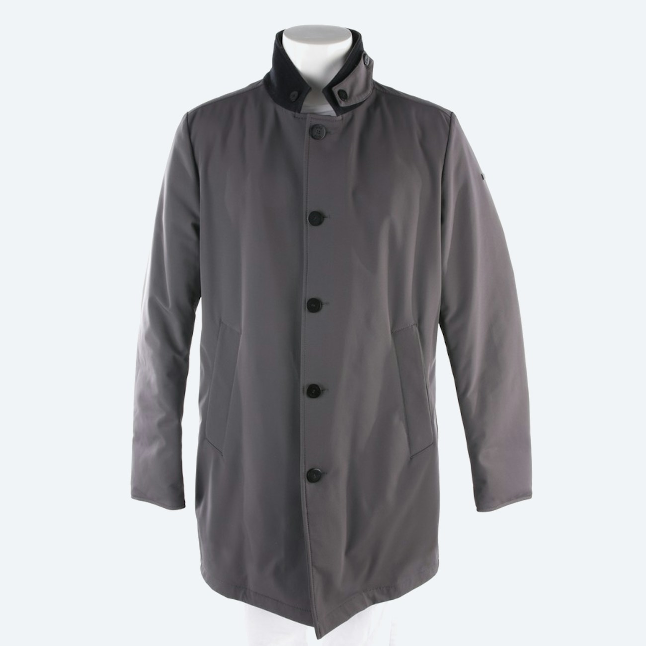 Image 1 of Linen Jacket 54 Dark Gray in color Gray | Vite EnVogue