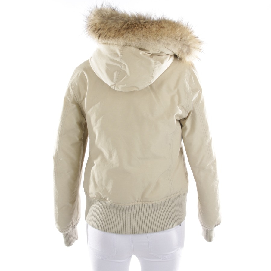 Image 2 of winter jacket M Beige in color White | Vite EnVogue