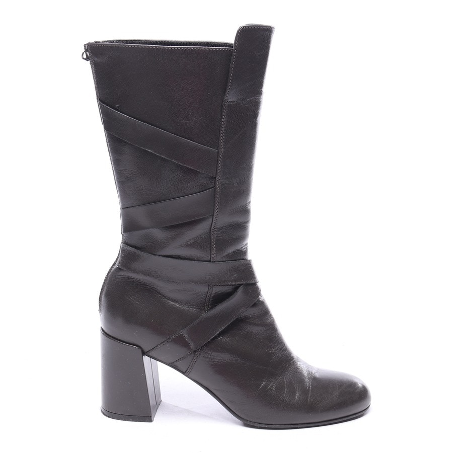 Image 1 of Calf High Boots EUR 37 Darkgray in color Gray | Vite EnVogue