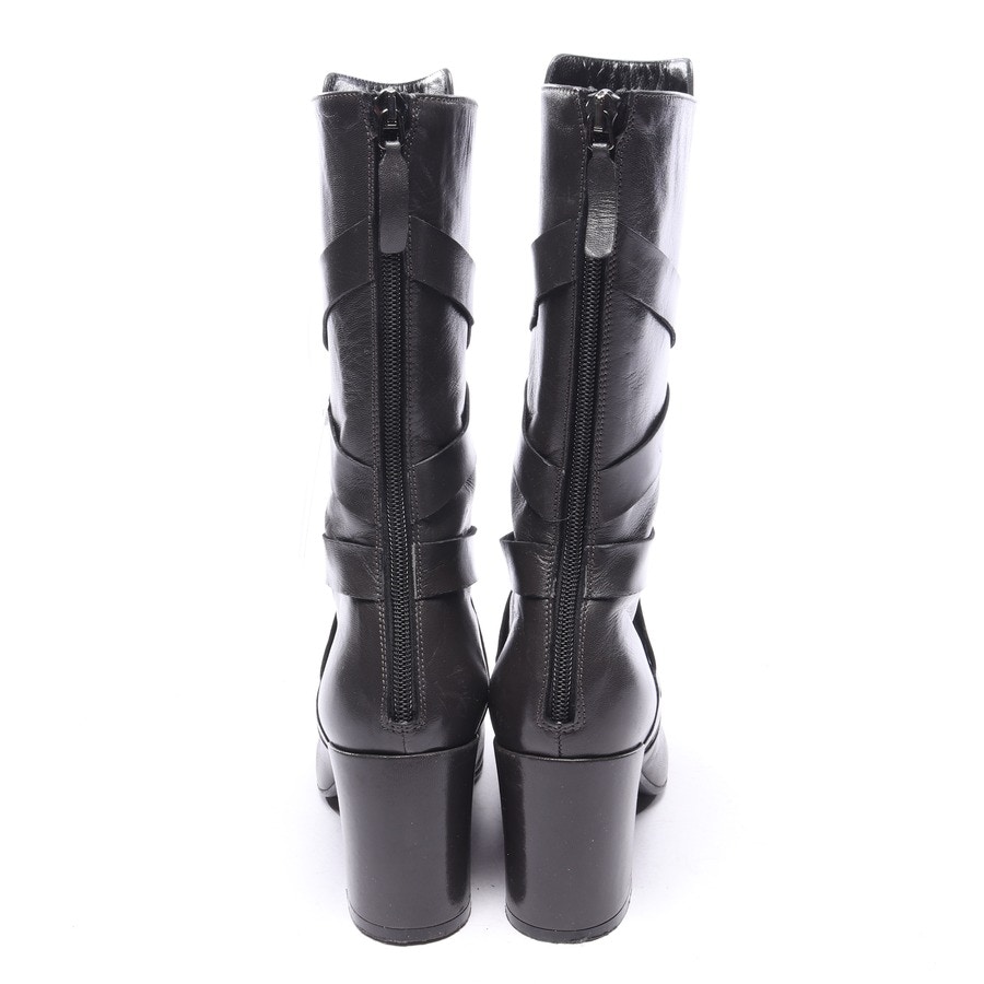 Image 5 of Calf High Boots EUR 37 Darkgray in color Gray | Vite EnVogue