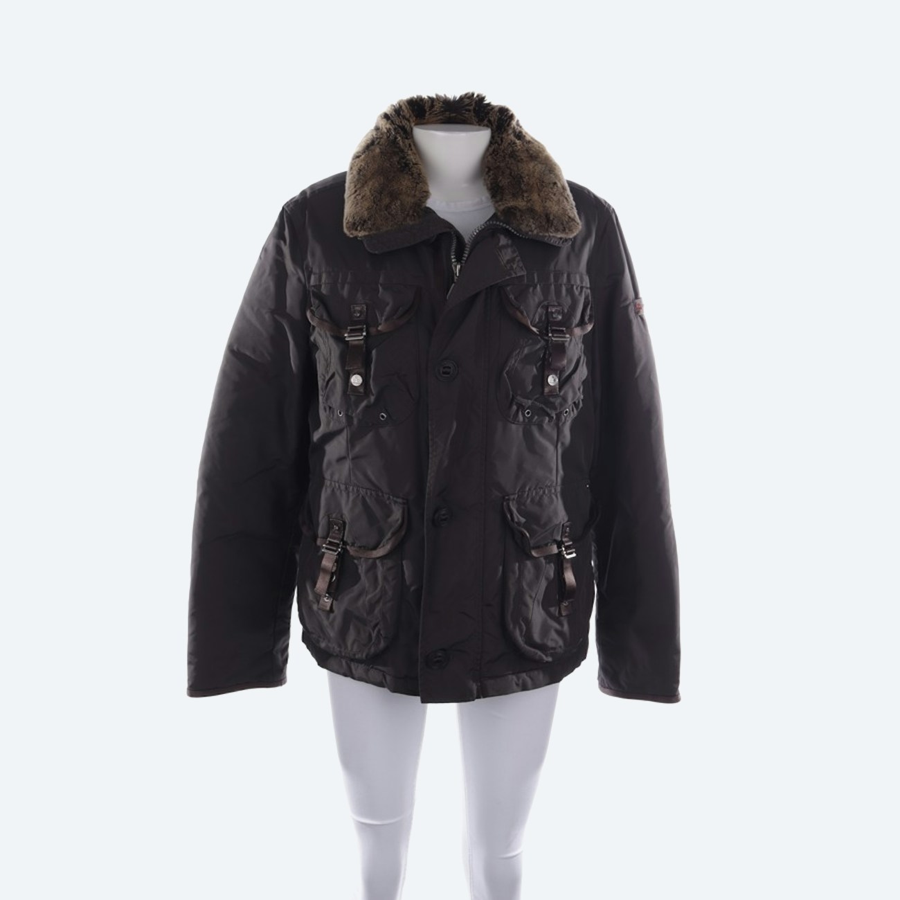 Image 1 of Winter Jacket M Dark brown in color Brown | Vite EnVogue