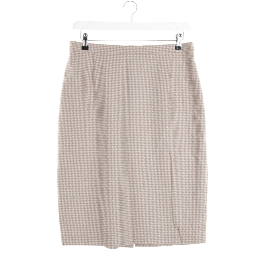 Image 1 of A-Line Skirt 44 Beige in color White | Vite EnVogue