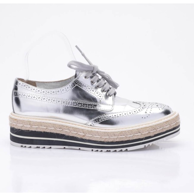 Image 1 of Lace-Up Shoes EUR 37.5 Silver | Vite EnVogue