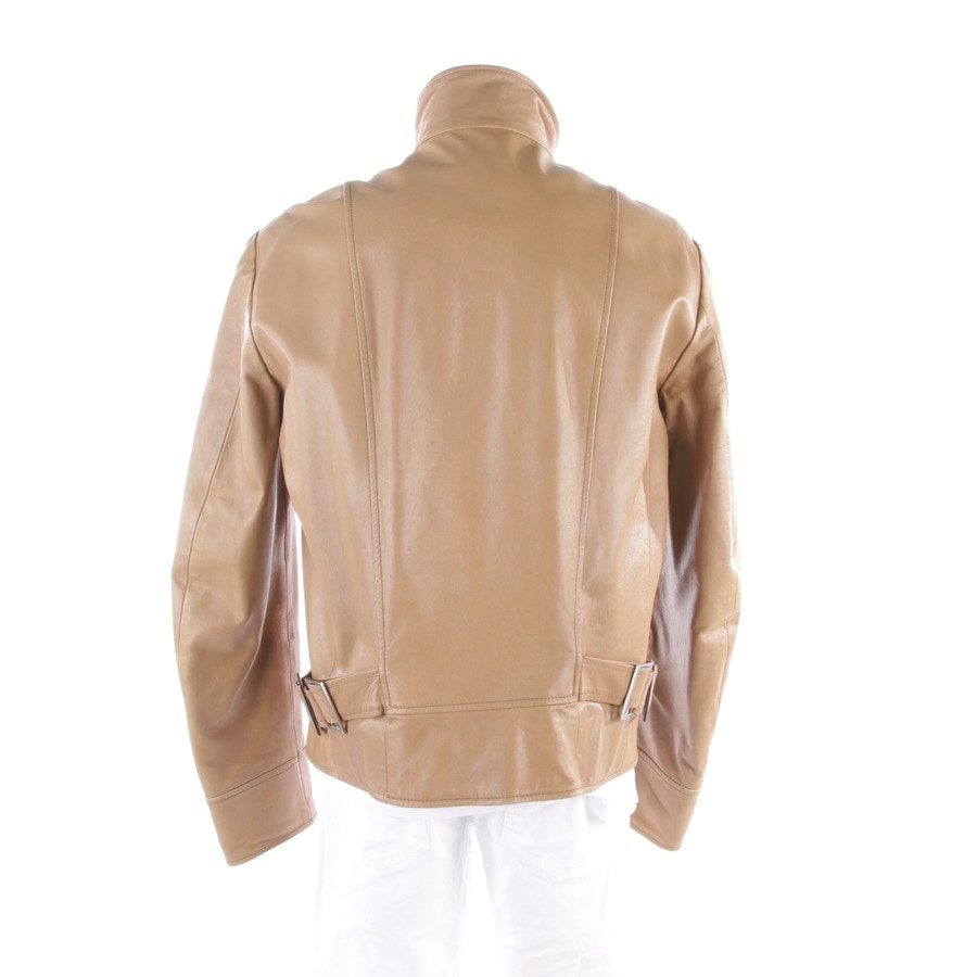 Image 2 of Leather Coat 48 Light Brown in color Brown | Vite EnVogue