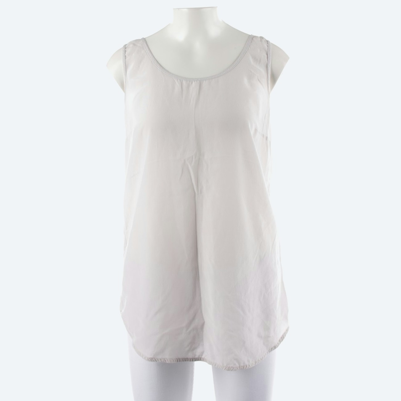 Image 1 of Silk Top 38 White in color White | Vite EnVogue