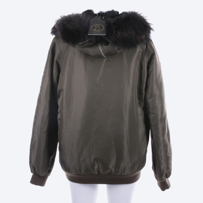 Image 2 of winter jacket 34 Olivedrab in color Green | Vite EnVogue