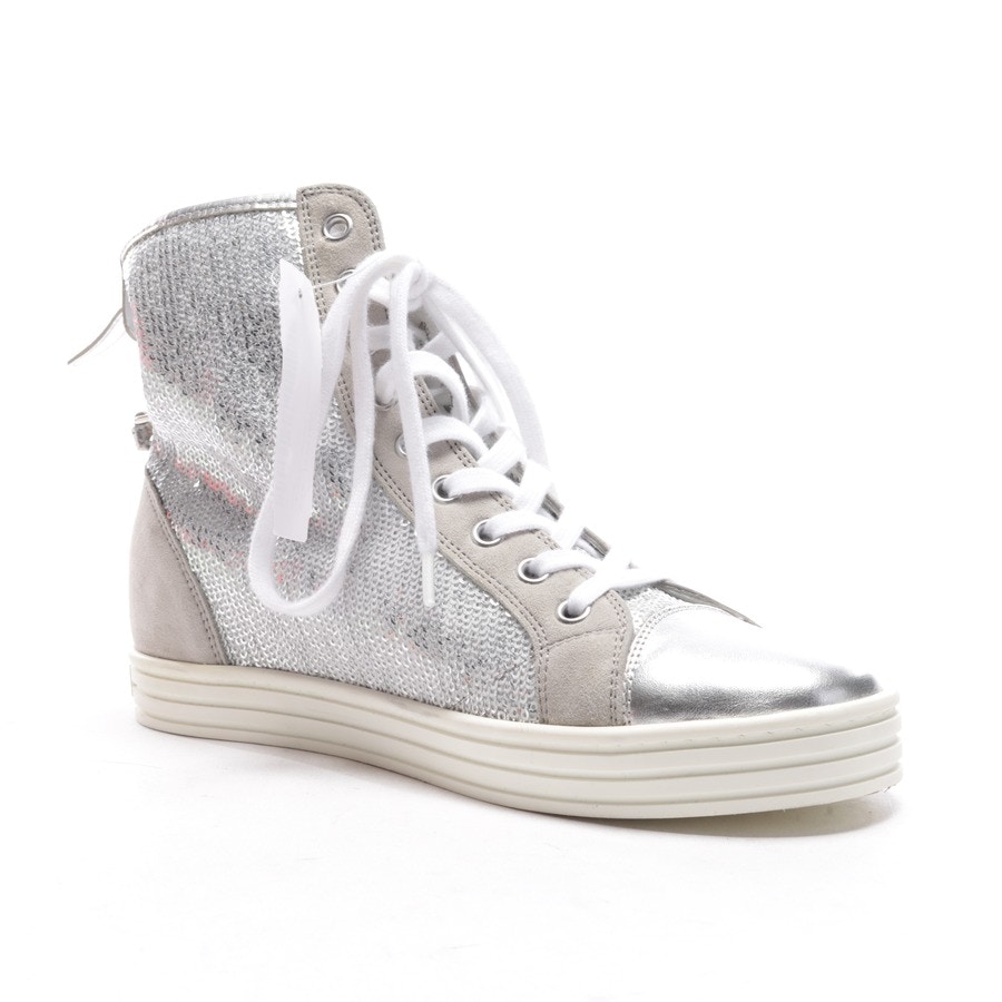 Bild 2 von High-Top Sneakers EUR 36 Silber in Farbe Metallic | Vite EnVogue