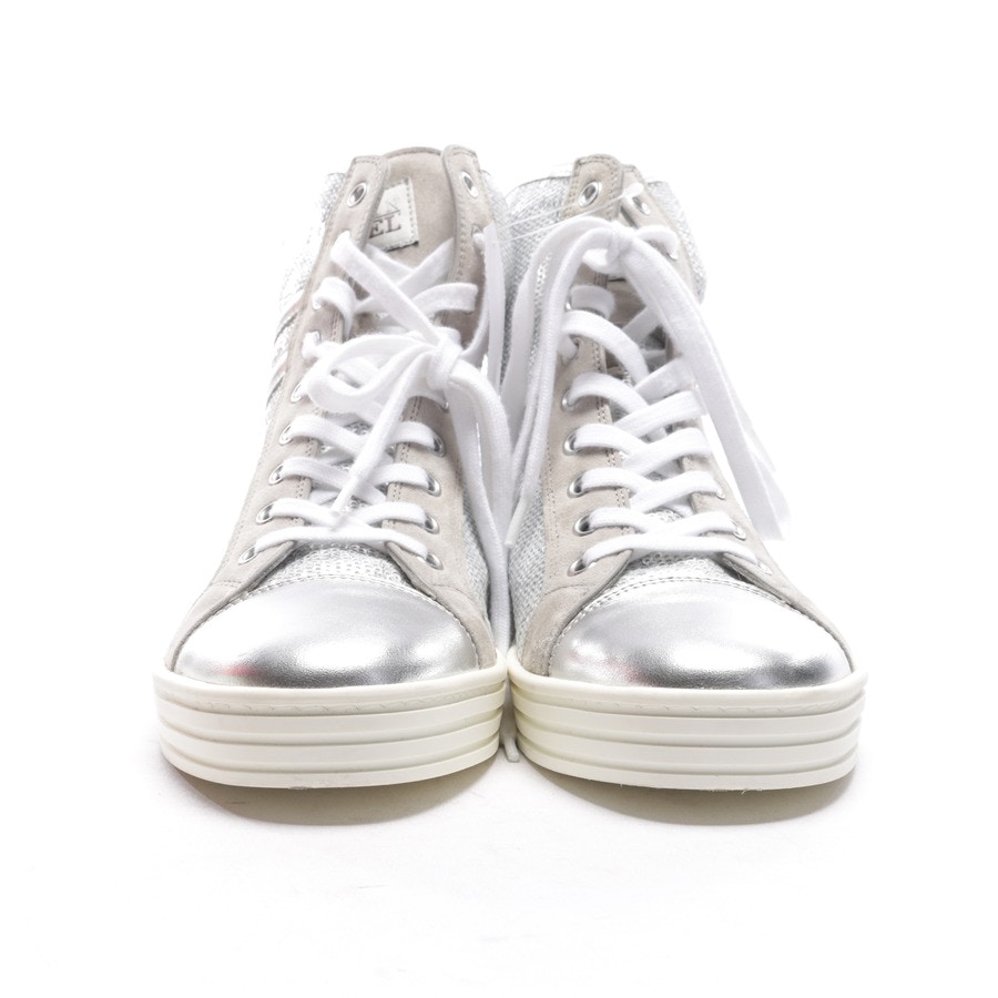 Image 4 of High-Top Sneakers EUR 36 Silver in color Metallic | Vite EnVogue