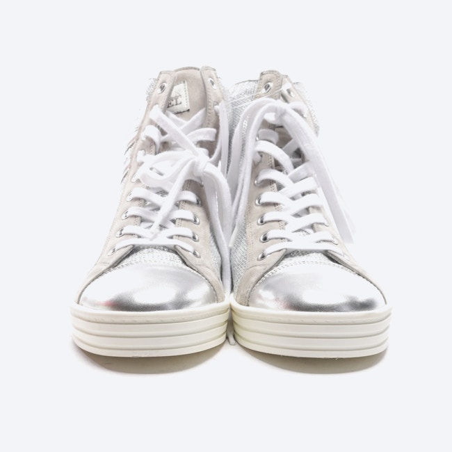 Image 4 of High-Top Sneakers EUR 36 Silver in color Metallic | Vite EnVogue