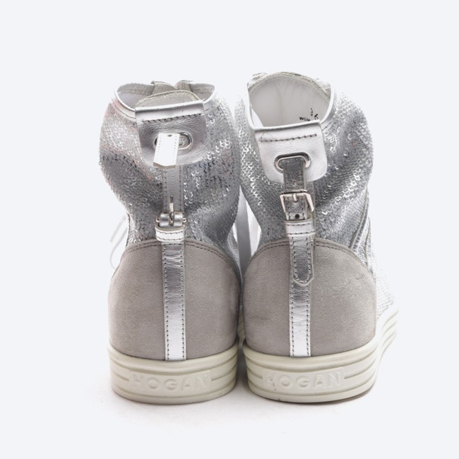Image 5 of High-Top Sneakers EUR 36 Silver in color Metallic | Vite EnVogue