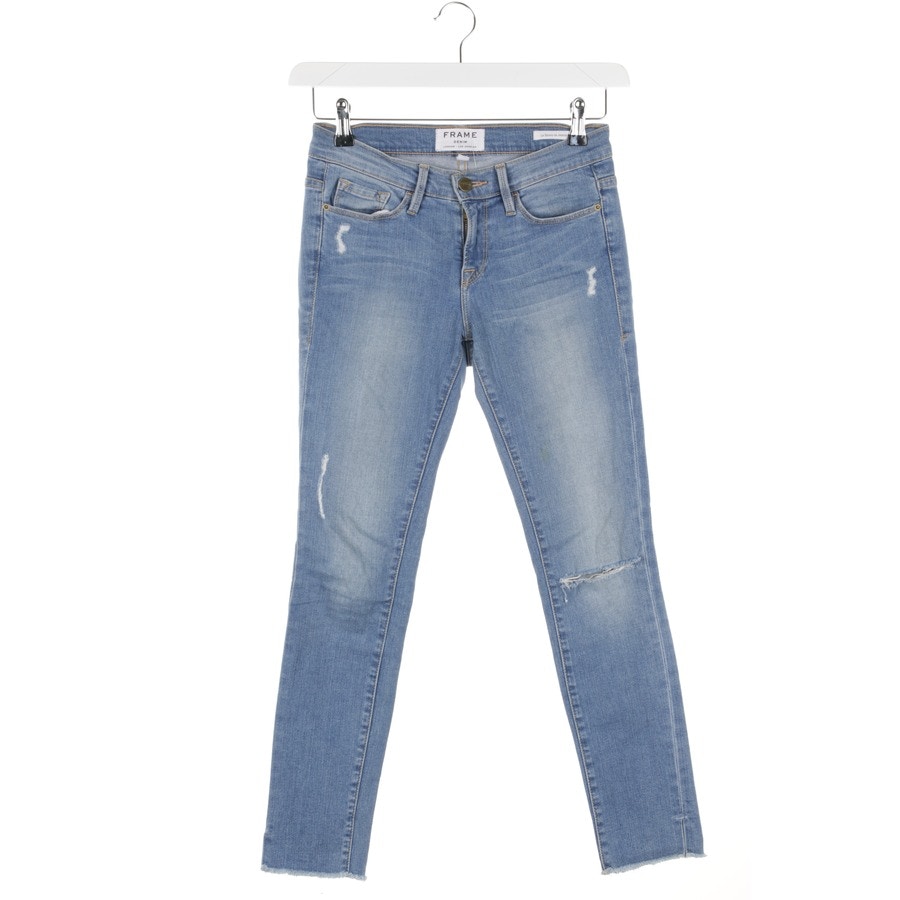 Image 1 of Le Skinny de Jeanne Crop Skinny Jeans W26 Blue in color Blue | Vite EnVogue