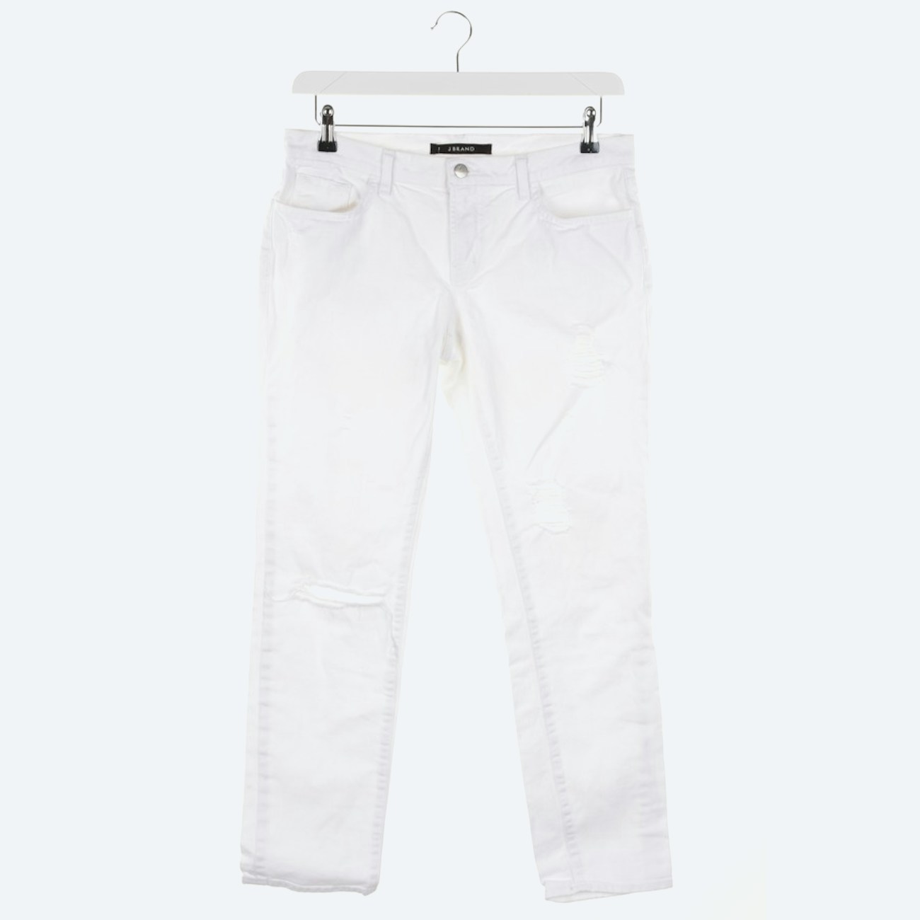 Image 1 of Jeans Bootcut W28 White in color White | Vite EnVogue