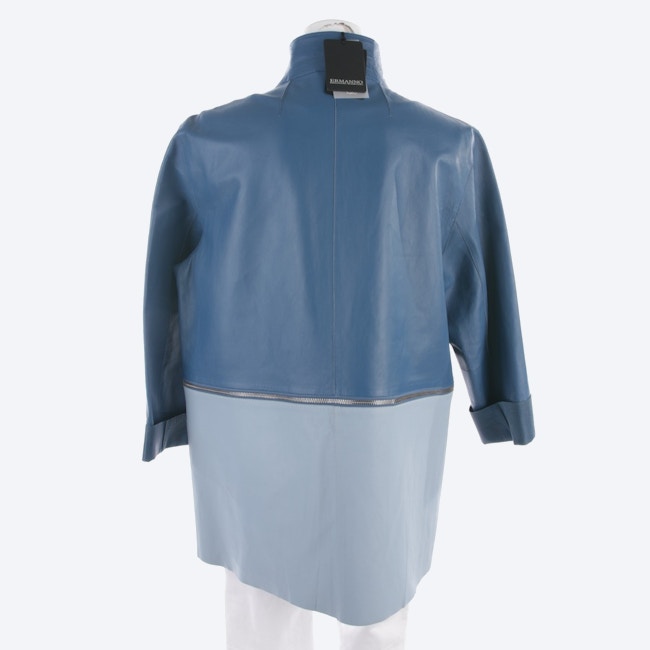 Image 2 of Leather jackets 40 Blue in color Blue | Vite EnVogue