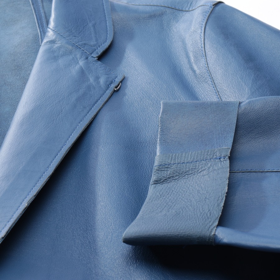 Image 3 of Leather jackets 40 Blue in color Blue | Vite EnVogue