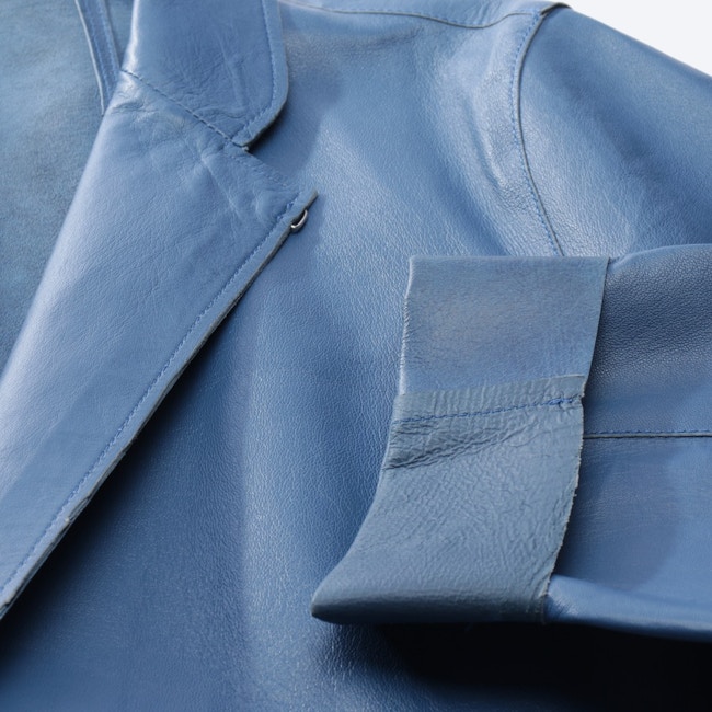 Image 3 of Leather jackets 40 Blue in color Blue | Vite EnVogue