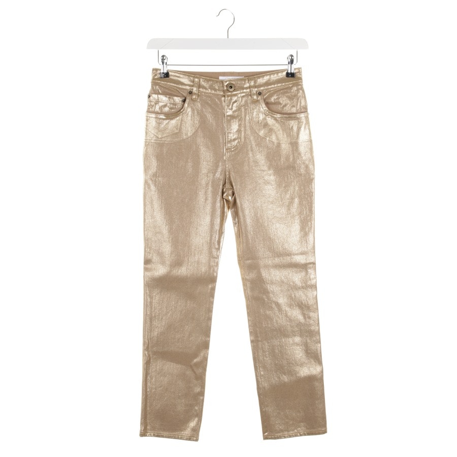 Image 1 of Skinny Jeans 34 Gold in color Metallic | Vite EnVogue