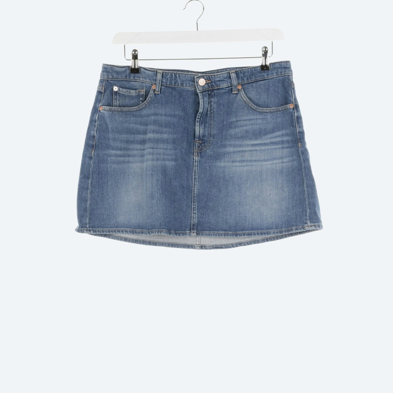 Image 1 of Mini Skirts W32 Blue in color Blue | Vite EnVogue