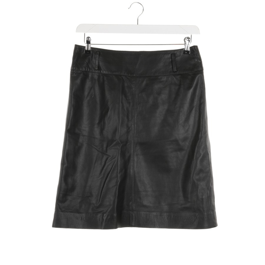 Image 1 of Leather Skirts 40 Black in color Black | Vite EnVogue