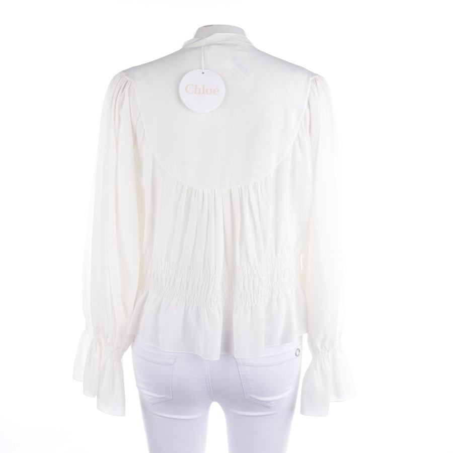 Image 2 of Silk blouses 38 Snow in color White | Vite EnVogue
