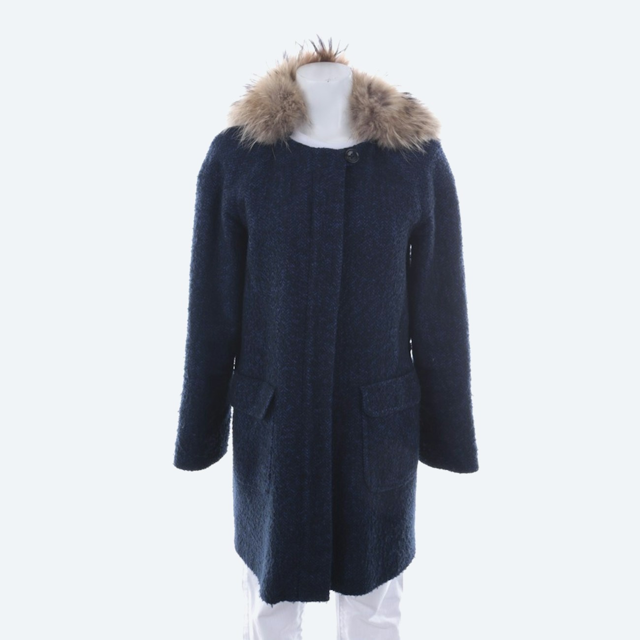 Image 1 of Winter Coat 36 Blue in color Blue | Vite EnVogue