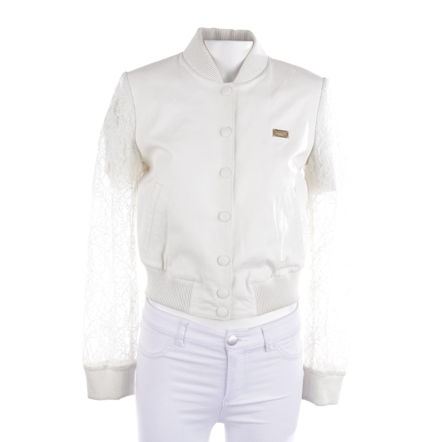 Image 1 of LeatherJacket S Cream in color White | Vite EnVogue