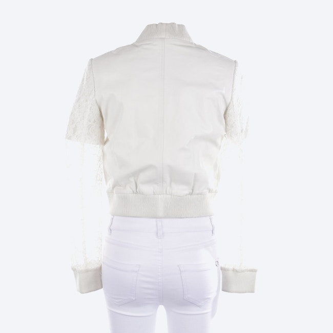 Image 2 of LeatherJacket S Cream in color White | Vite EnVogue